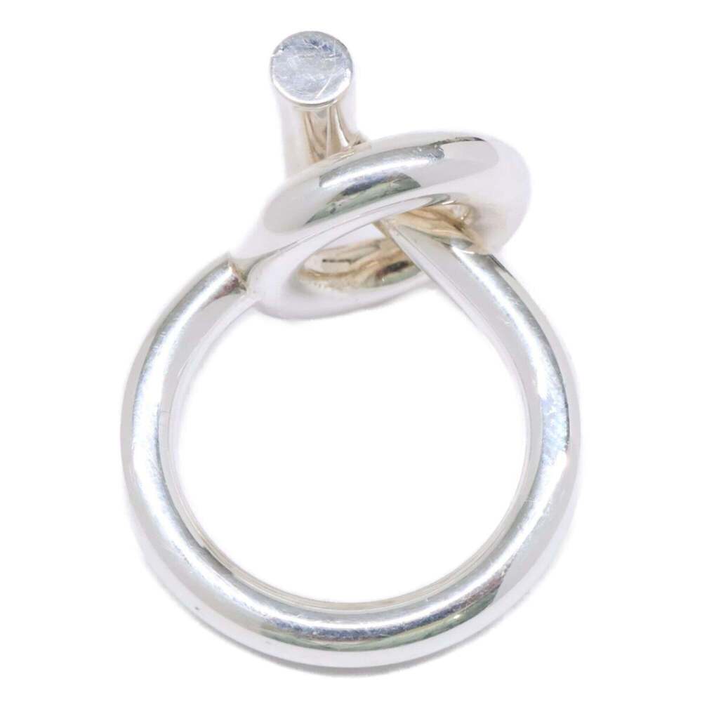 HERMES Ag925 Echappé MM Ring, Size 50, Silver, Women's - Picture 6 of 7